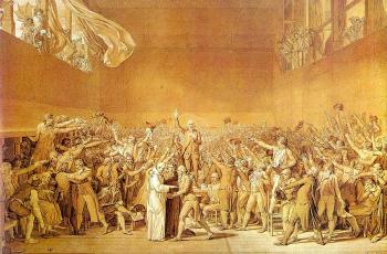 Jacques-Louis David : The Tennis Court Oath